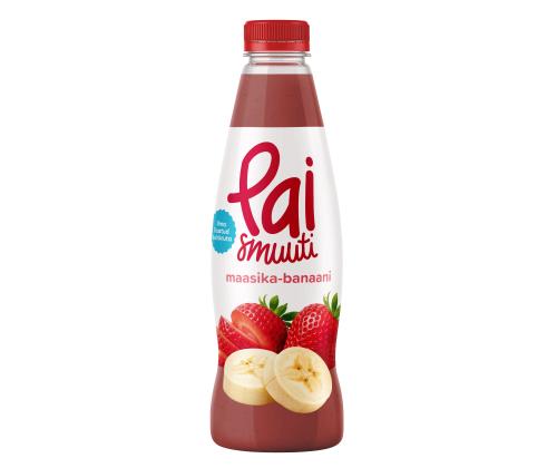 Mansikka-banaanismoothie PAI 750ml