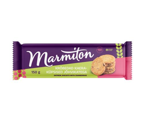 Kaurakeksit karpaloilla, MARMITON 150g