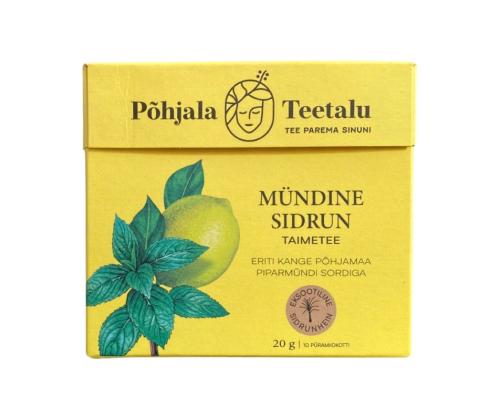 Yrttitee PÕHJALA TEETALM minttu sitruuna 10kpl