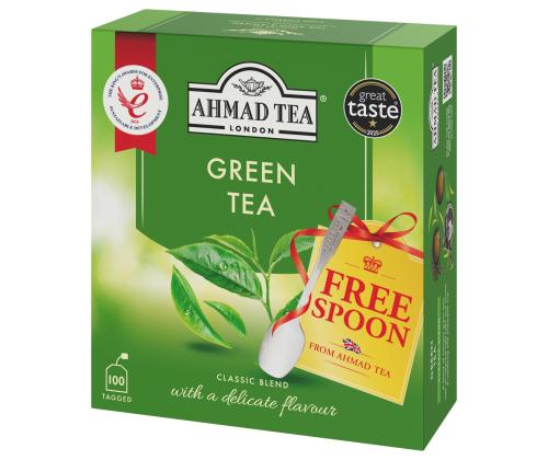 Vihreä tee AHMAD Classic 100 kpl laatikossa ilman kirjekuorta