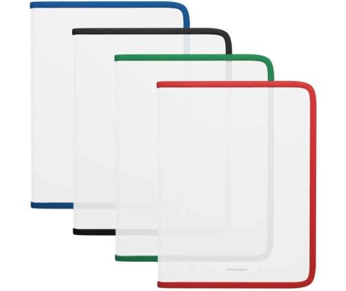 Salkku vetuketjulla värillisella reunalla A4+ Erich Krause