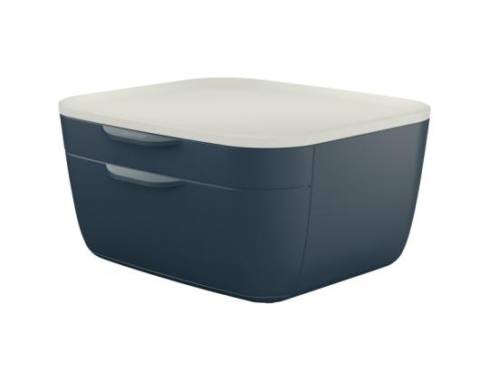 Laatikosto pöydälle LEITZ Cozy 2-laatikkoinen harmaa