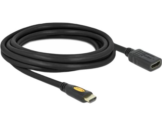 Jatkokaapeli HDMI A uros - HDMI A naaras 3m