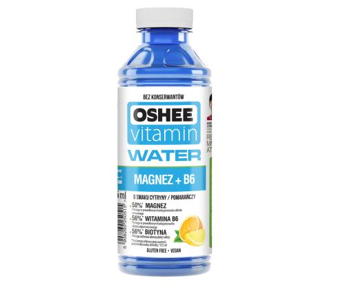 OSHEE Vitamin Water Magnesium+B6 0,555l (lemmikki)