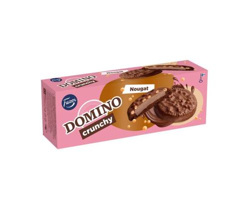 Keksit FAZER Domino Crunchy Choco Nougat 150g