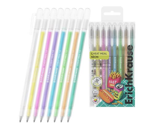 ERICH KRAUSE Cheat Meal 1mm  akryylitussit pyöreäkärkisellä 8 värillä