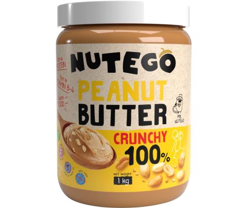 NUTEGO Maapähkinävoi pähkinäpaloilla 1kg