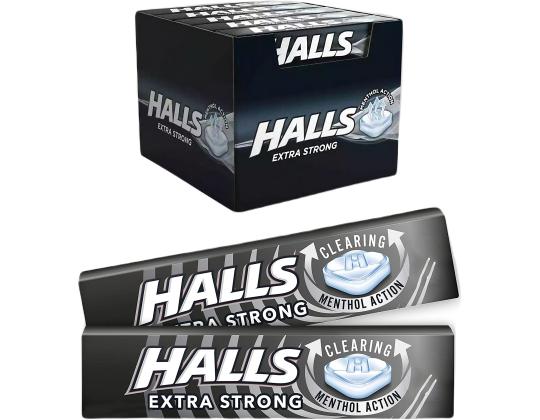 HALLS Extra Strong pastillit 33,5g