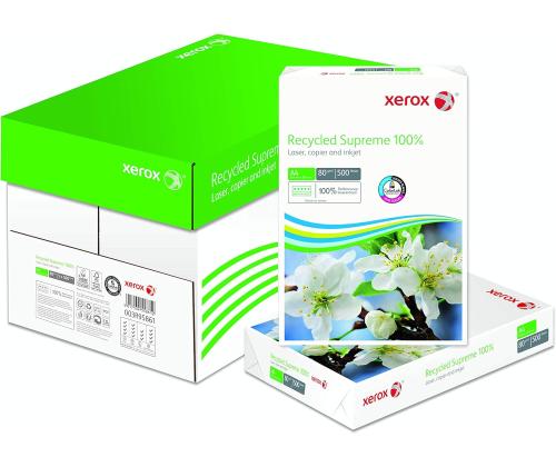 Kopiopaperi A4 80g XEROX Recycled 100% kierrätetty paperi 500 arkkia
