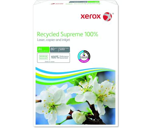 Kopiopaperi A4 80g XEROX Recycled 100% kierrätetty paperi 500 arkkia