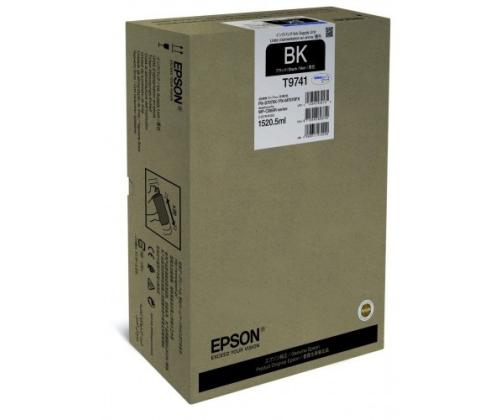 Mustekasetti Epson T9741 Musta XXL 1520ml 86000lk Musteensyöttöyksikkö WorkForce Pro WF-C869R RIPS