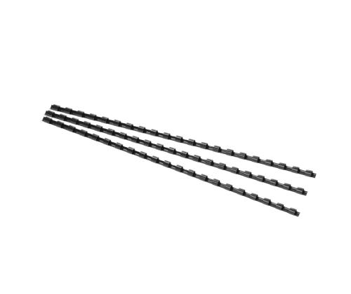 Sidontaspiraali 6mm muovinen musta