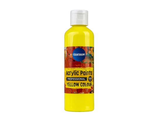 Akryylimaali CENTRUM 120ml keltainen