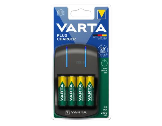 Akkulaturi VARTA Plug AAx4 2100mAh