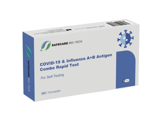 Antigeenin pikatesti Fluorecare Flu (A+B) + COVID-19