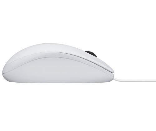 LOGITECH B100 langallinen tietokonehiiri valkoinen
