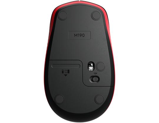 Tietokoneen langaton hiiri LOGITECH M190 punainen