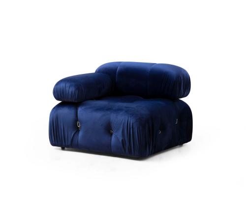 Sohva Bubble L1 - Velvet Blue - Sametin sininen