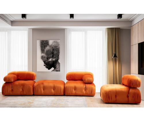 Bubble Pouffe - Oranssi