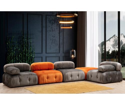 Bubble Pouffe - Oranssi