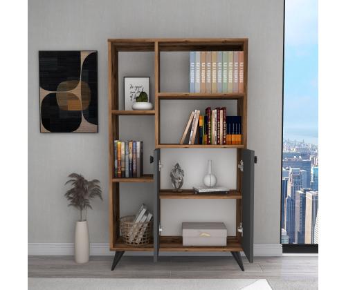 Meldan runkopöytä - vaalea pähkinä, antrasiitti