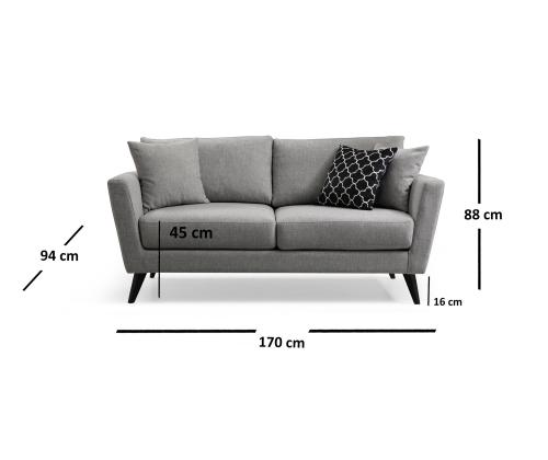 Sohva Mayorka 2 istuttava