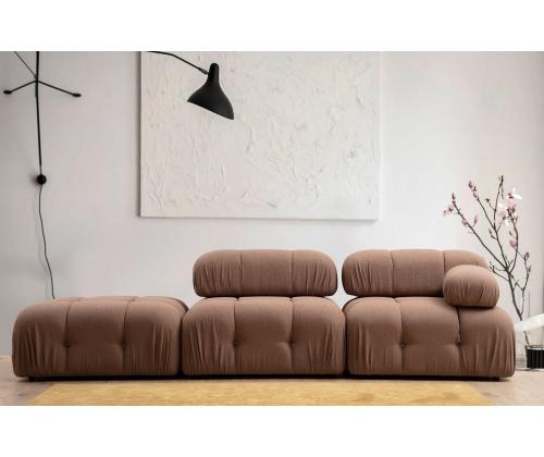 Sohva Bubble O1 - Ruskea Bouclette-sohva