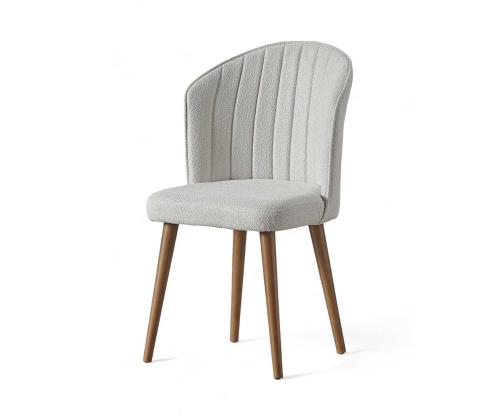 Huonekalusarja Rubi tuolit - Cream, Walnut