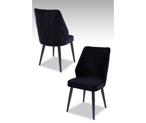 Kalustesarja tuoleja Pufi - Musta