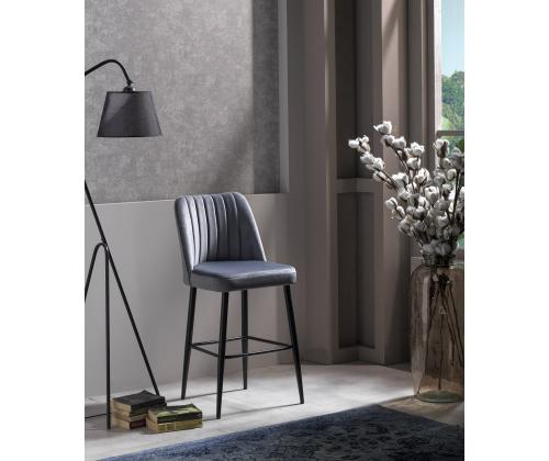 Kalustesarja baarijakkarat Vento - Harmaa