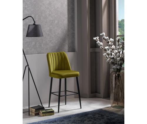 Kalustesarja baarijakkarat Vento - Keltainen