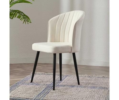 Tuoliryhmä Rubi - Cream, Musta