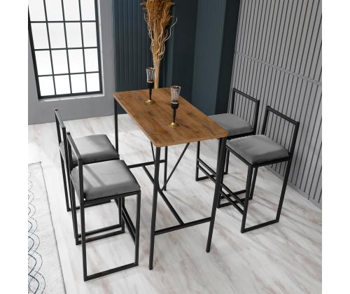 Kalustesarja baarijakkarat Nordic - Fume