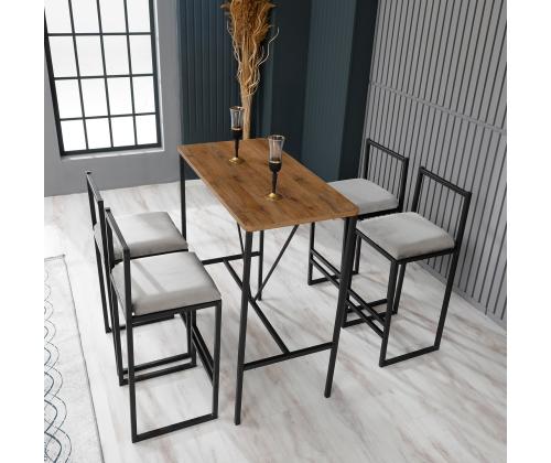 Kalustesarja baarijakkarat Nordic - Cream