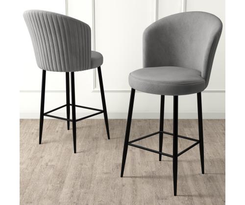 Baarijakkaroiden setti Alte - Harmaa, Musta