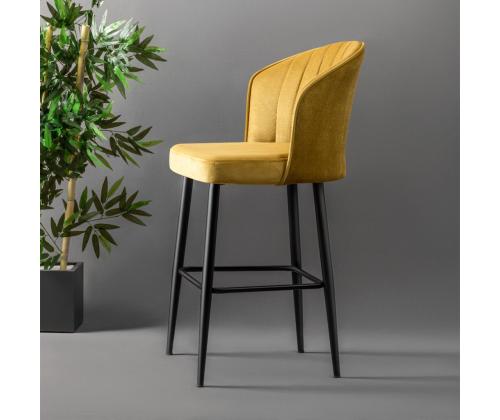 Kalustesarja baarijakkarat Rubi - Keltainen