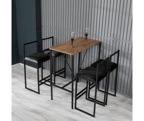 Kalustesarja baarijakkarat Nordic - Musta