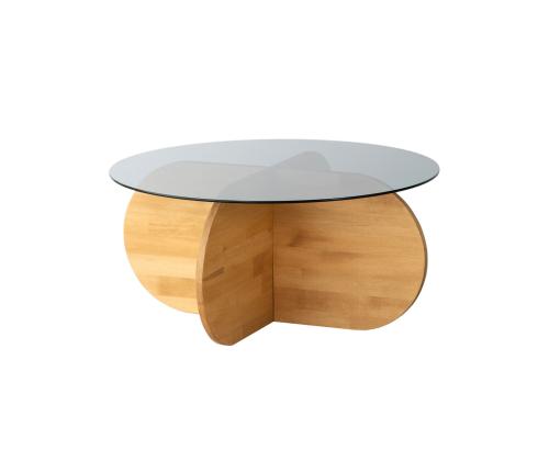 Sohvapöytä Bubble Wood - Fume, Tammi