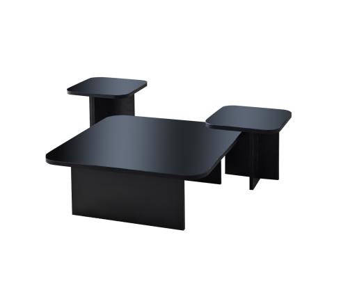 Sohvapöytä Jazz - Musta, Fume