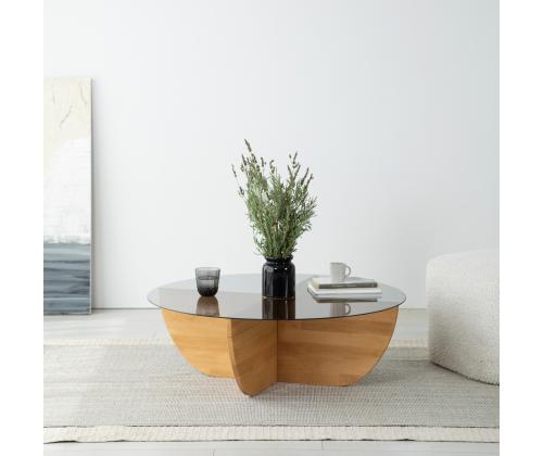 Sohvapöytä Lily Wood - Fume, Tammi