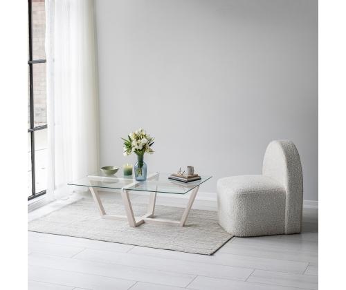 Sohvapöytä Amalfi - Valkoinen