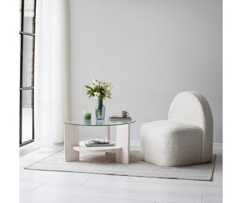 Sohvapöytä Mahal - Valkoinen