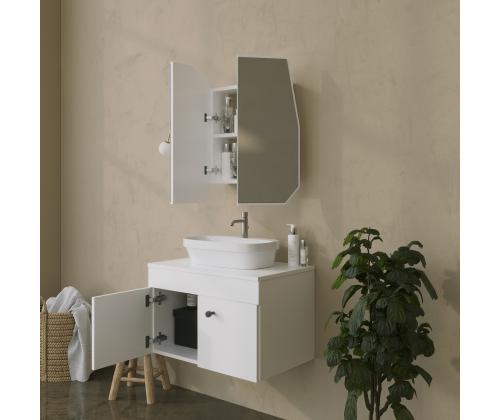 Kvartsikaappi - valkoinen