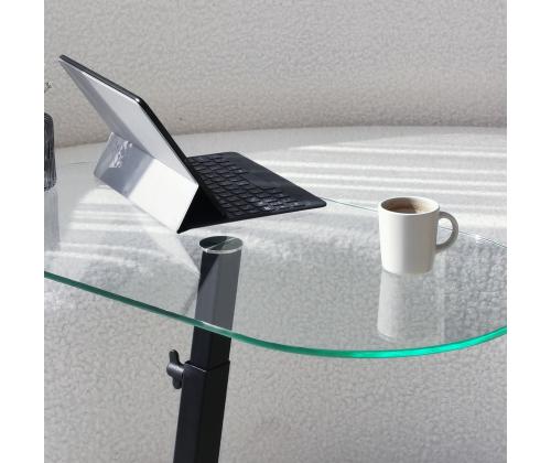 Sohvapöytä Ovale Lungo - Musta