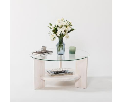 Sohvapöytä Mahal - Valkoinen