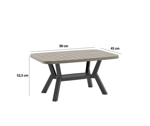 Sohvapöytä Silva - Antrasiitti, Minkki