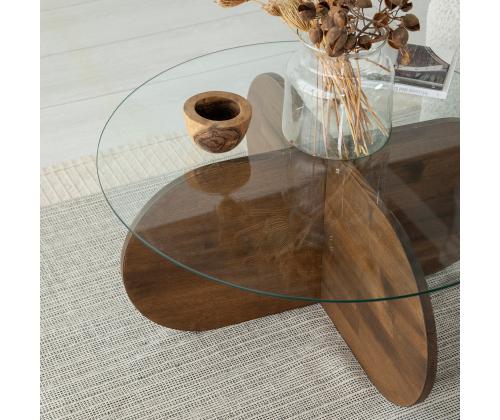 Sohvapöytä Bubble Puu - Pähkinä