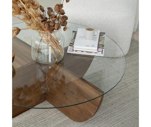 Sohvapöytä Lily Puu - Pähkinä