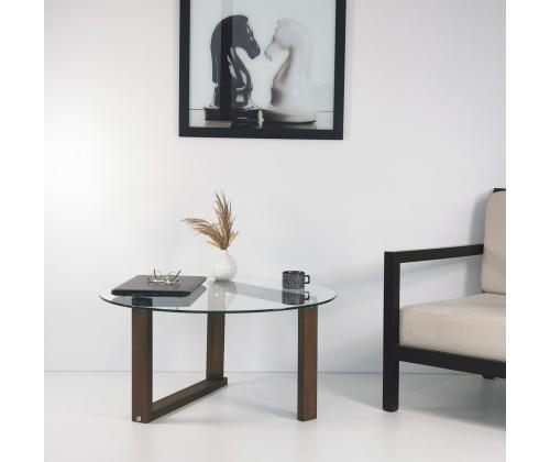 Sohvapöytä Yuvarlak Cam Orta Sehpa S300