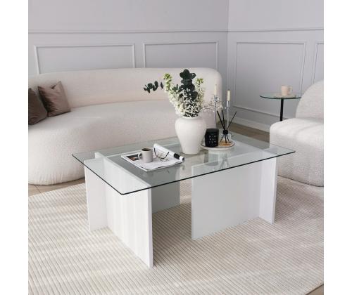 Escape-sohvapöytä - Valkoinen